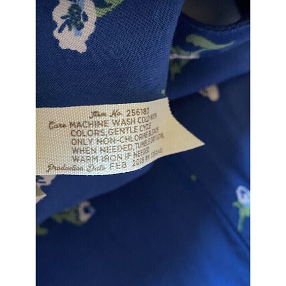 Matilda Jane Dress Day Tripping Womens Size Small Blue White Boho Floral - Picture 7 of 9